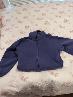 Aritzia Kids Navy Zip-Up Hoodie